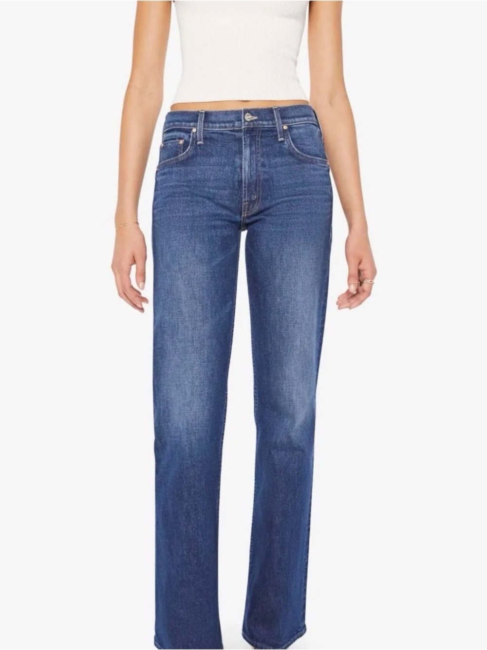MOTHER Women Jeans Boot Cut - Blue